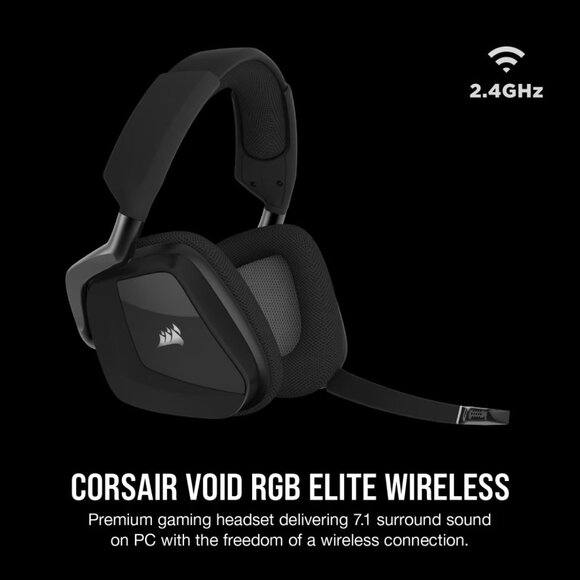 Gaming Headset Corsair Void RGB Elite Wireless - Picture 3 of 5